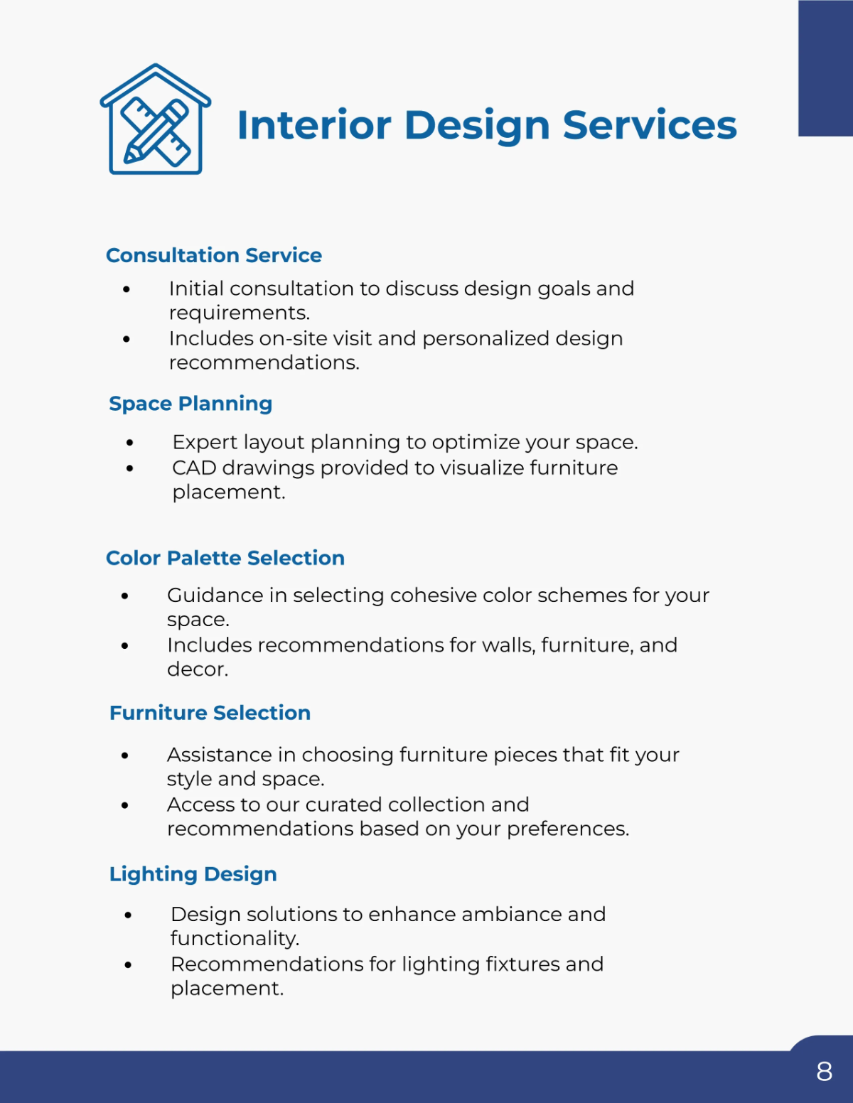Free Furniture Service Catalog Template to Edit Online Free Furniture Service Catalog Template to Edit Online