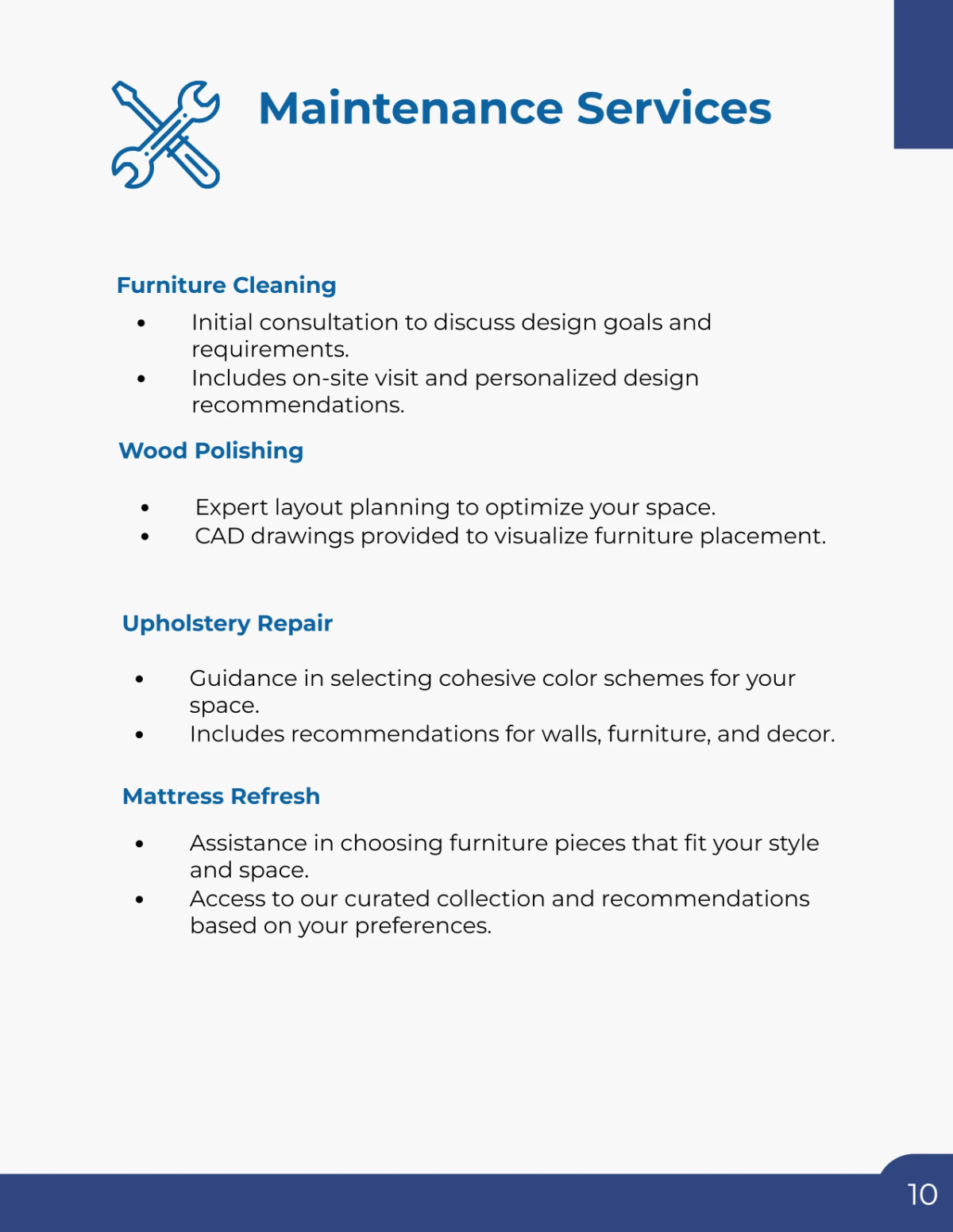 Free Furniture Service Catalog Template to Edit Online Free Furniture Service Catalog Template to Edit Online