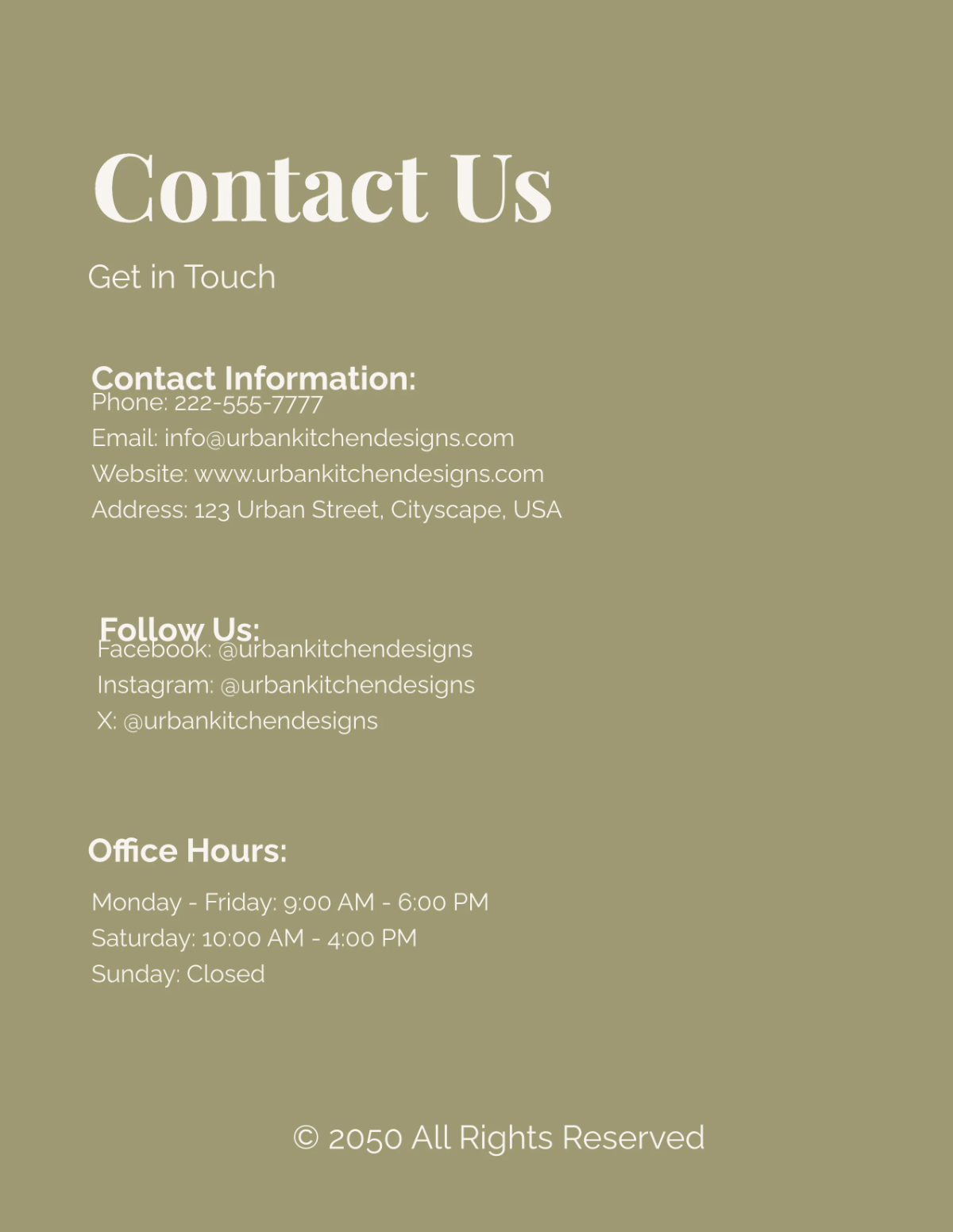 Free Kitchen Catalog Template to Edit Online