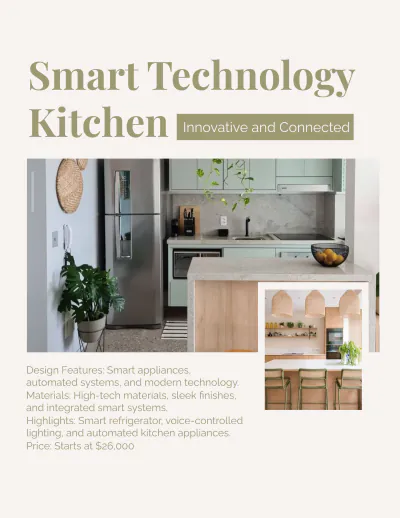 Free Kitchen Catalog Template to Edit Online