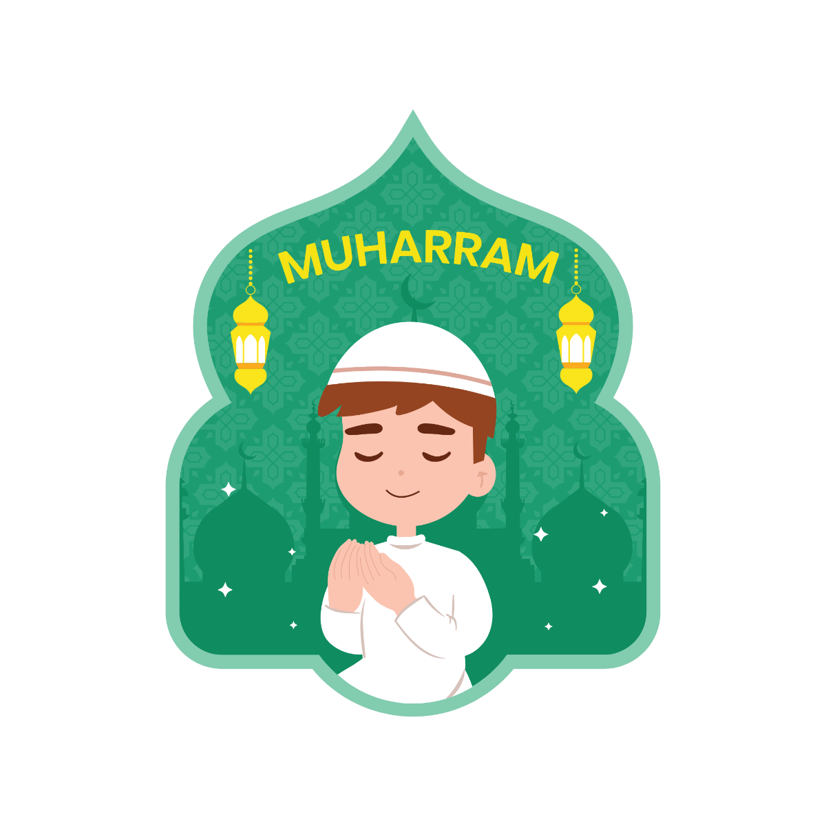 Hussain Muharram Sticker