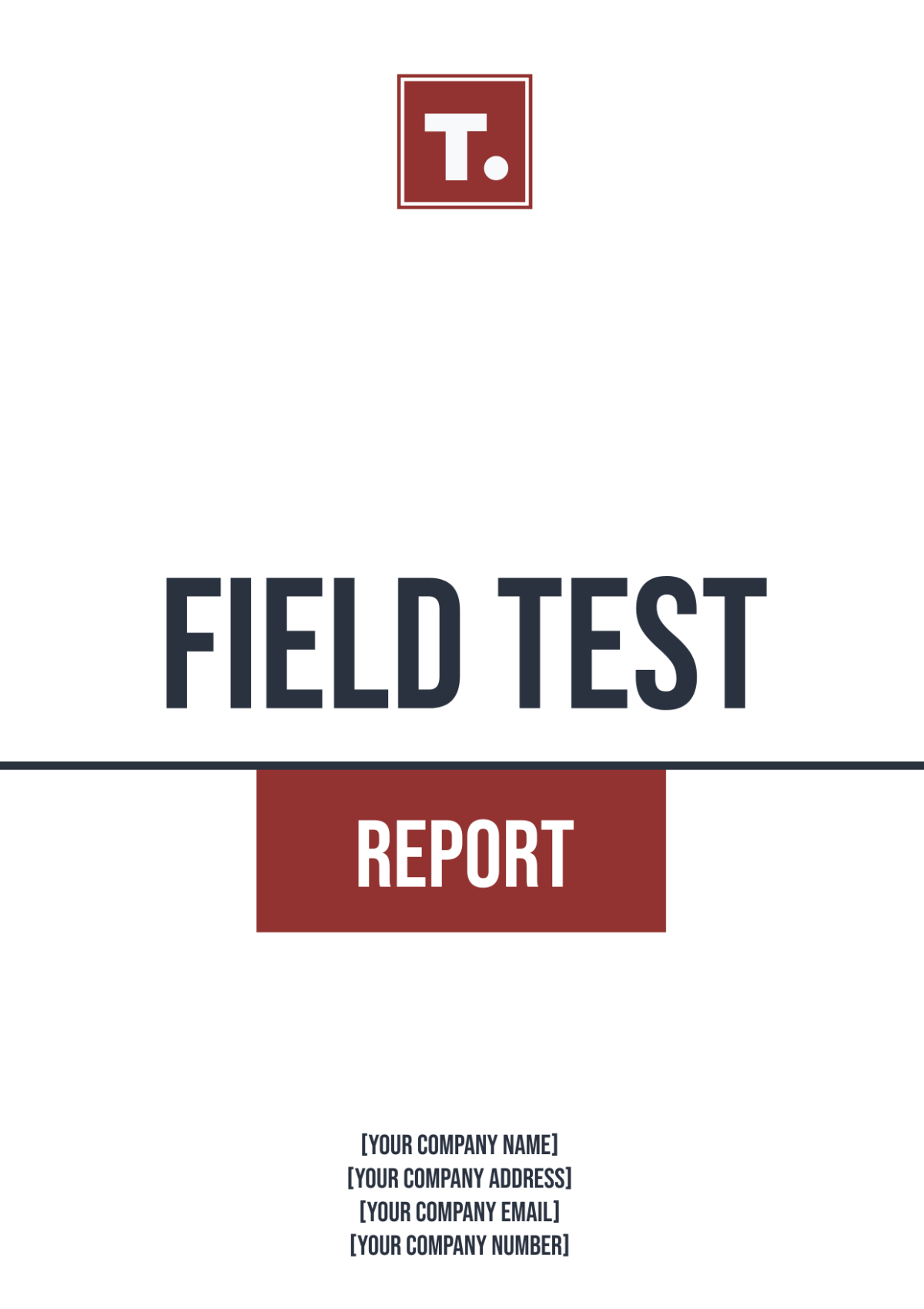 Field Test Report Template - Edit Online & Download