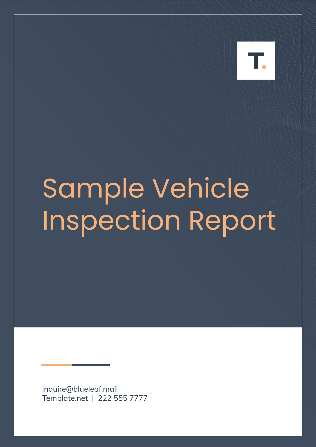 Sample Vehicle Inspection Report Template - Edit Online & Download