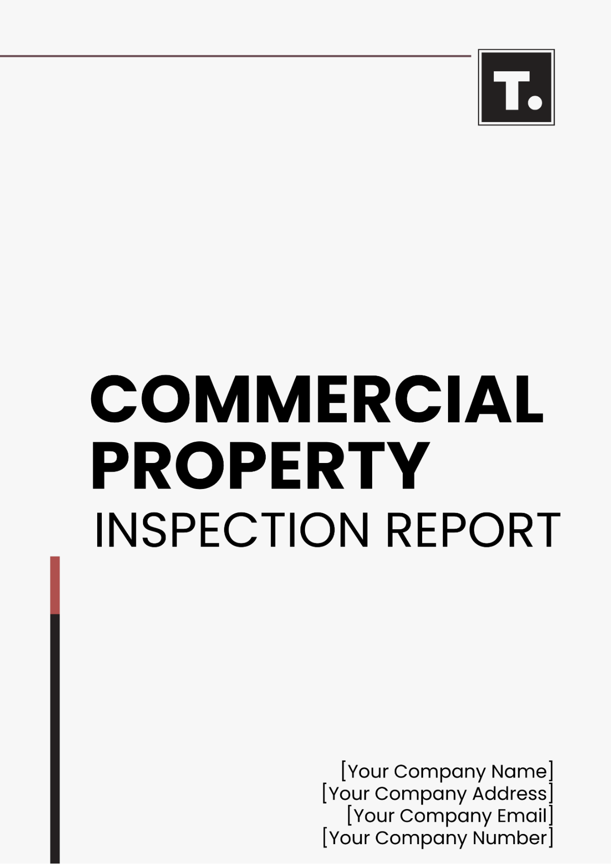 Commercial Property Inspection Report Template