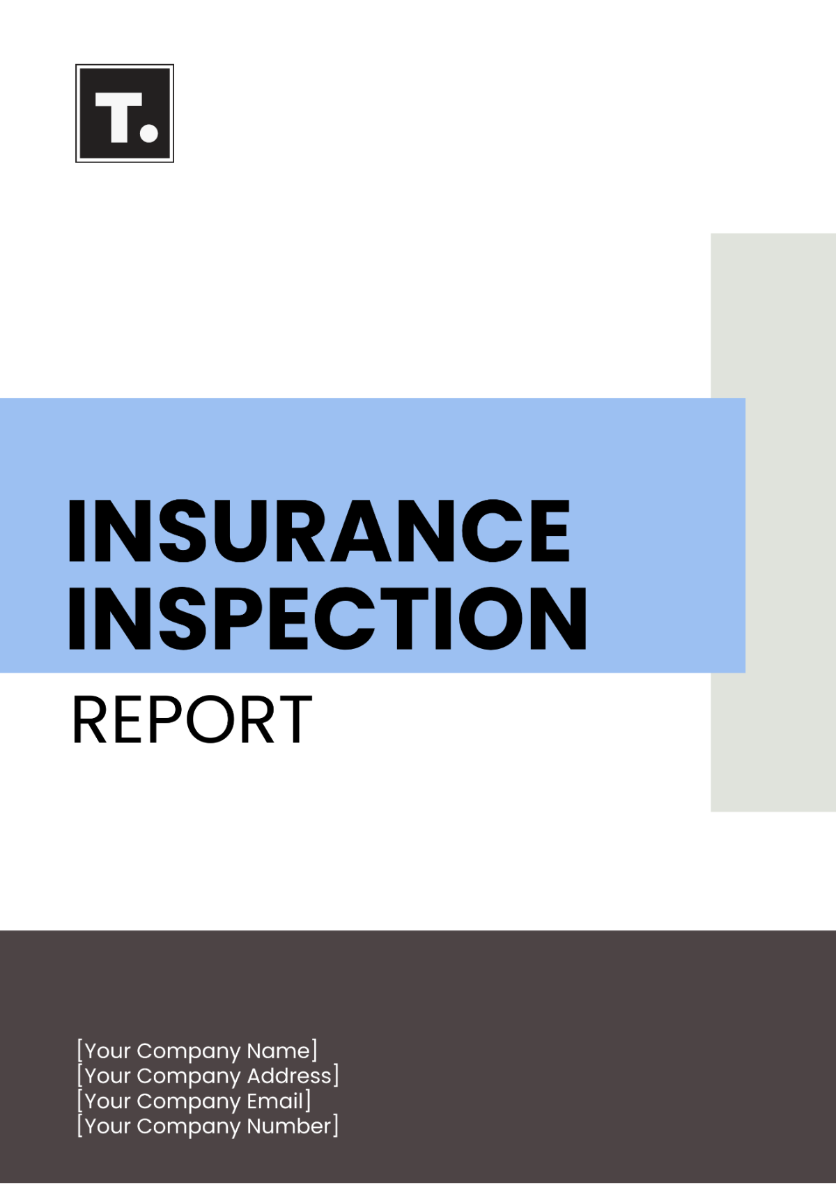 Insurance Inspection Report Template