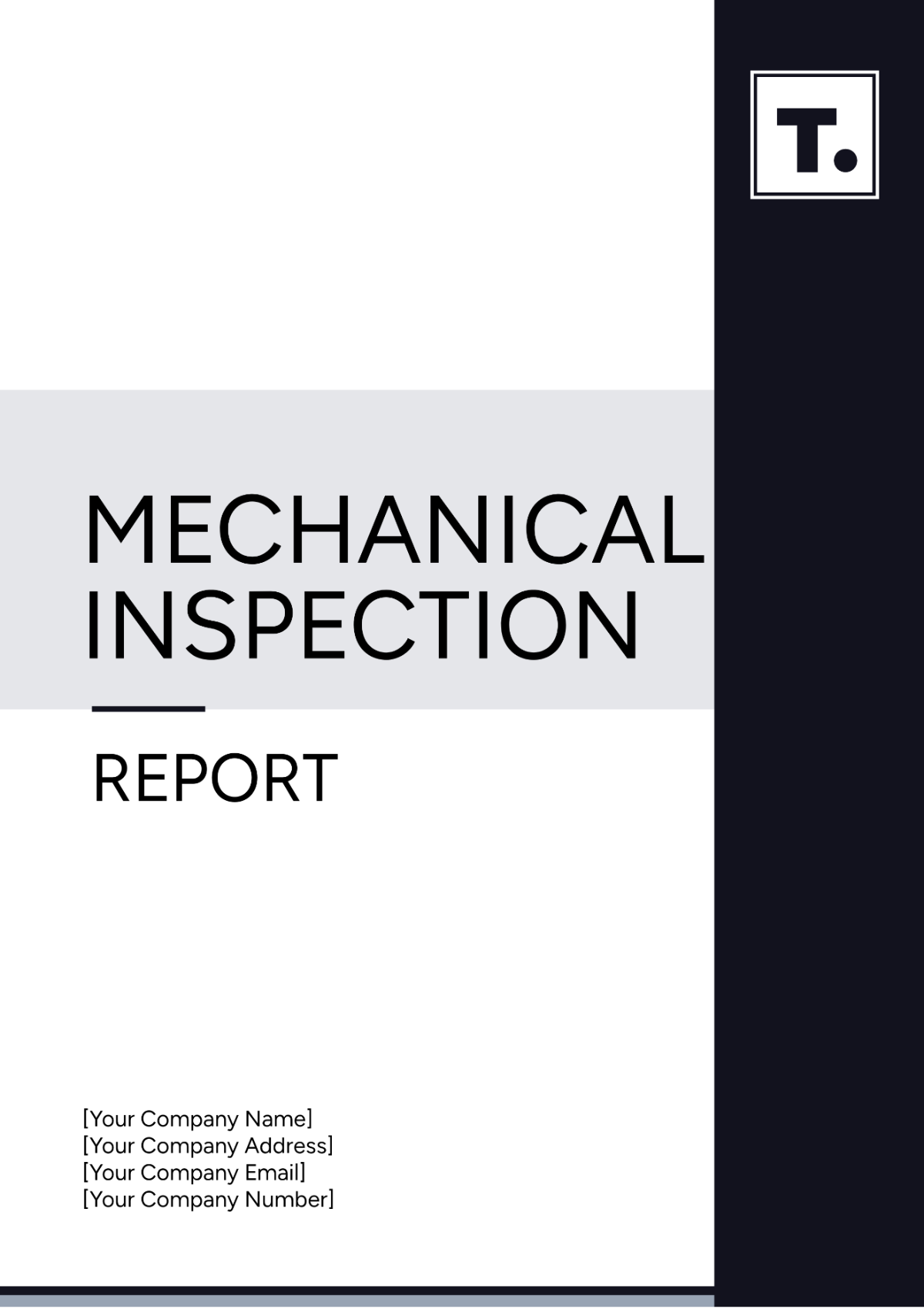 Mechanical Inspection Report Template - Edit Online & Download