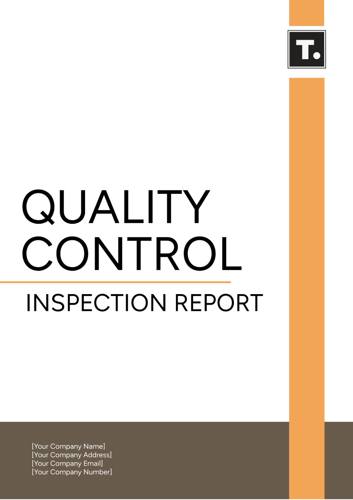 Quality Control Inspection Report Template - Edit Online & Download