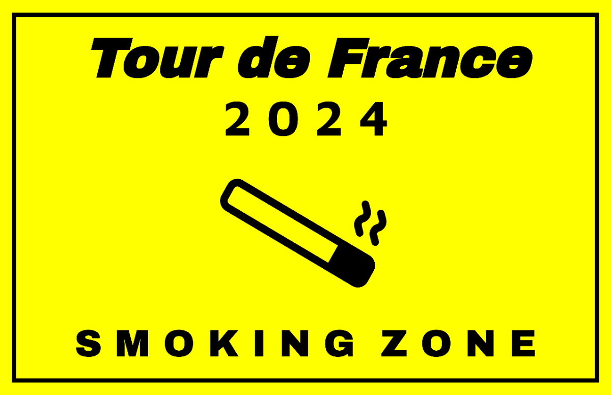 Tour De France Smoking Poster