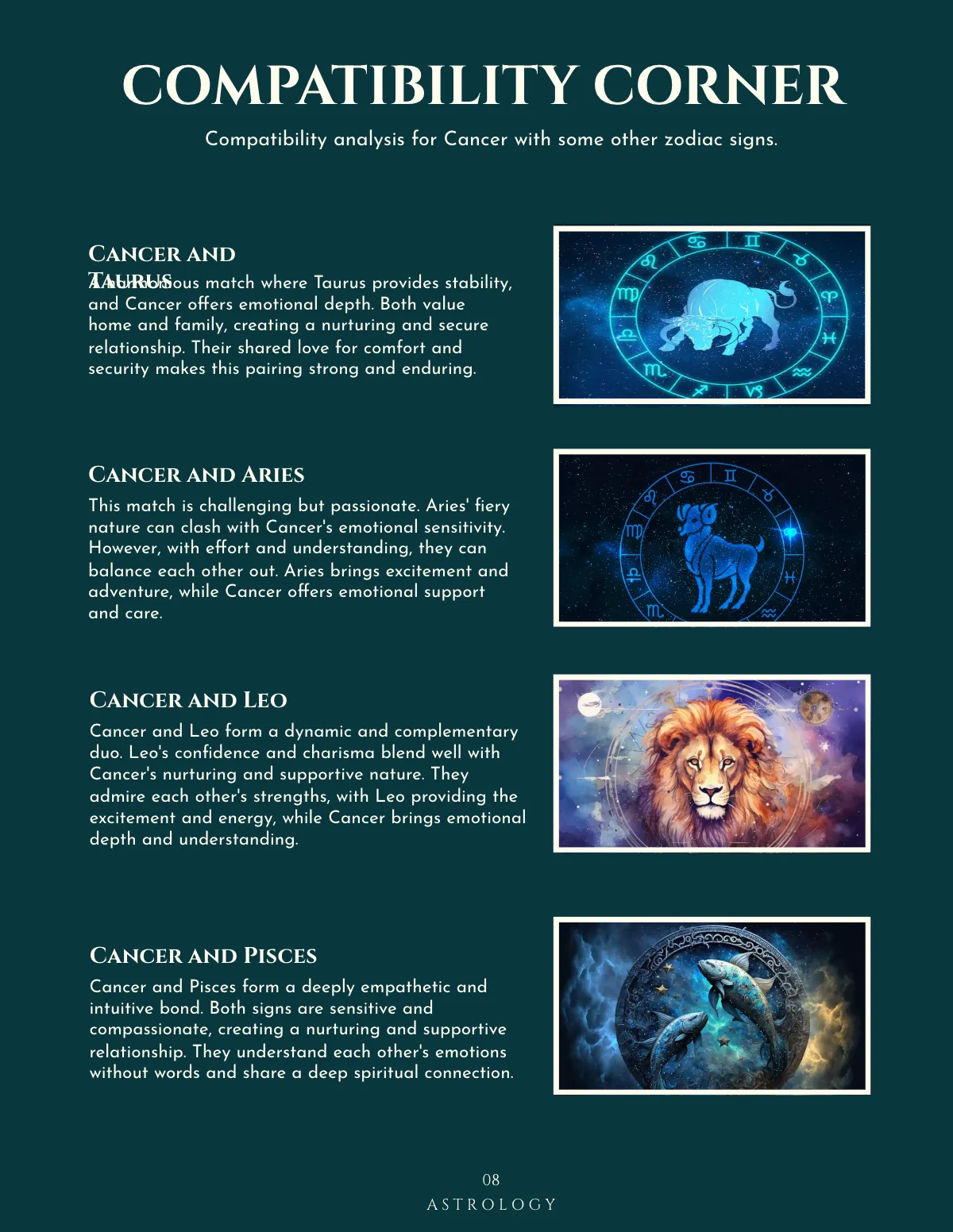 Free Astrology Magazine Template to Edit Online