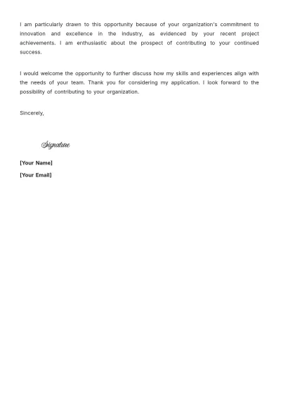 Free Assistant Secretary Cover Letter For Job to Edit Online