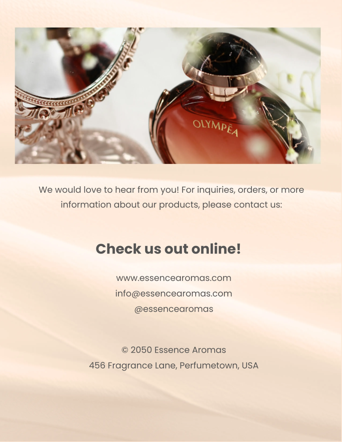 Free Perfume Catalog Template to Edit Online