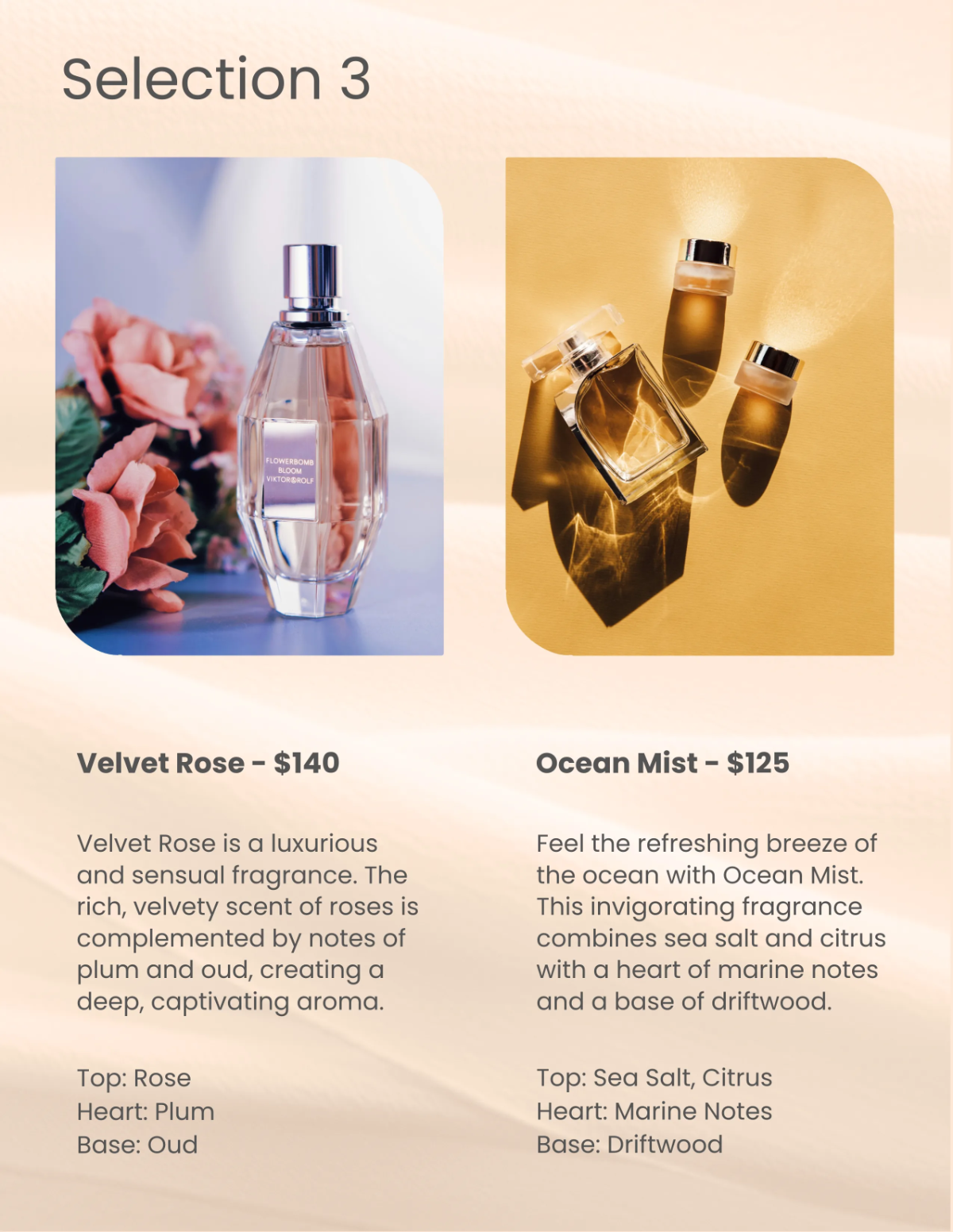 Free Perfume Catalog Template to Edit Online