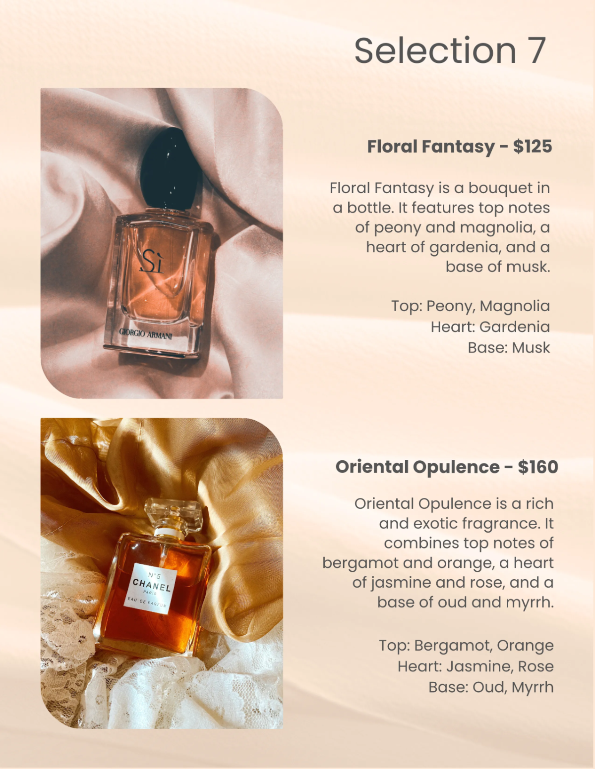 Free Perfume Catalog Template to Edit Online