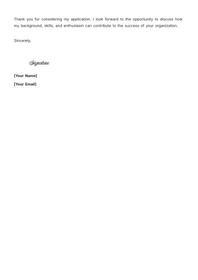 Free Call Center Manager Cover Letter For Job to Edit Online