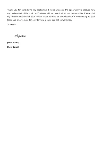 Free Data Entry Clerk Cover Letter For Job to Edit Online