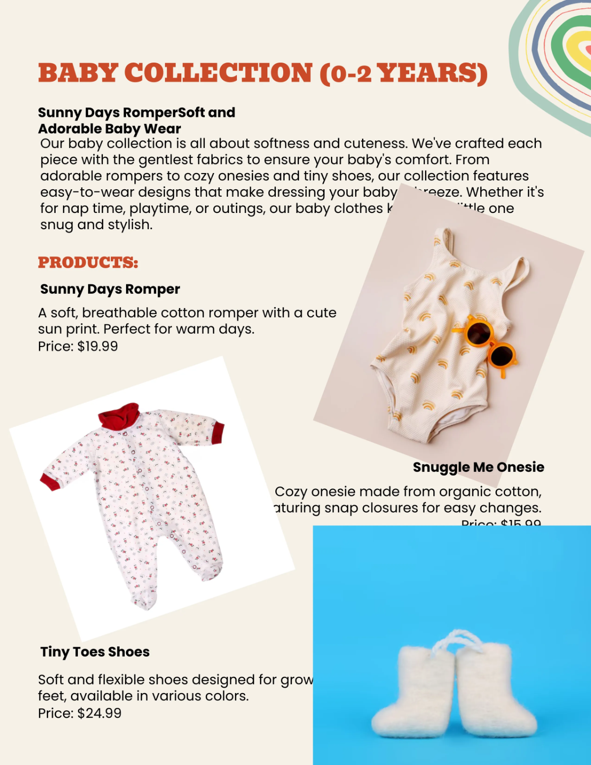 Free Kids Fashion Catalog Template to Edit Online