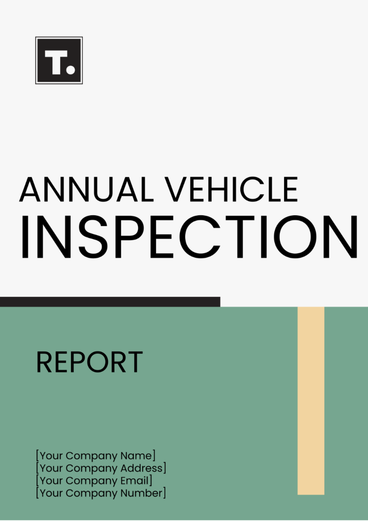 Annual Vehicle Inspection Report Template - Edit Online & Download