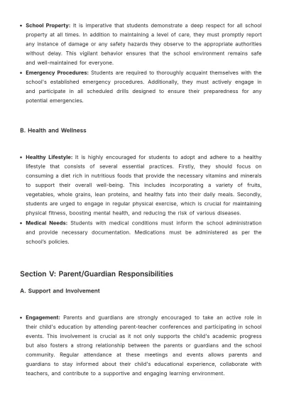 Free Middle School Student Contract Template to Edit Online