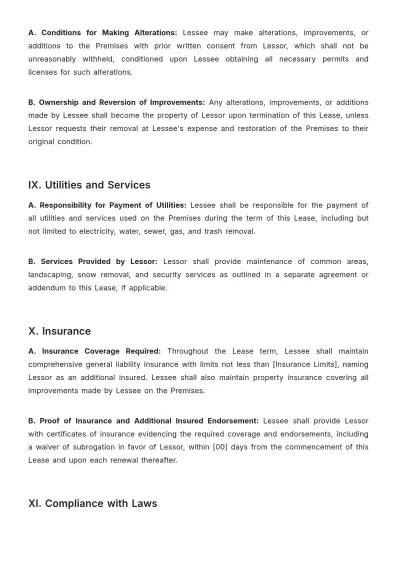 Free School Lease Contract Template to Edit Online
