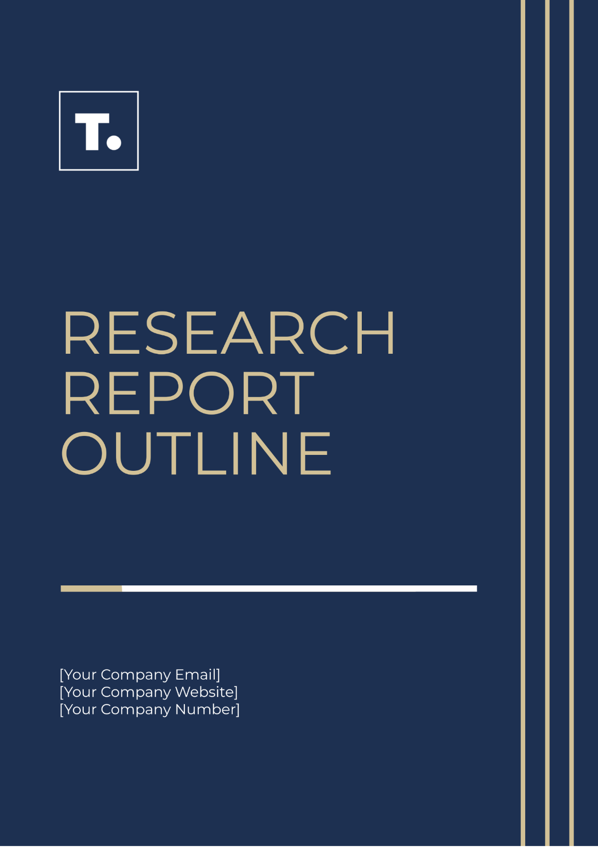 Research Report Outline Template - Edit Online & Download