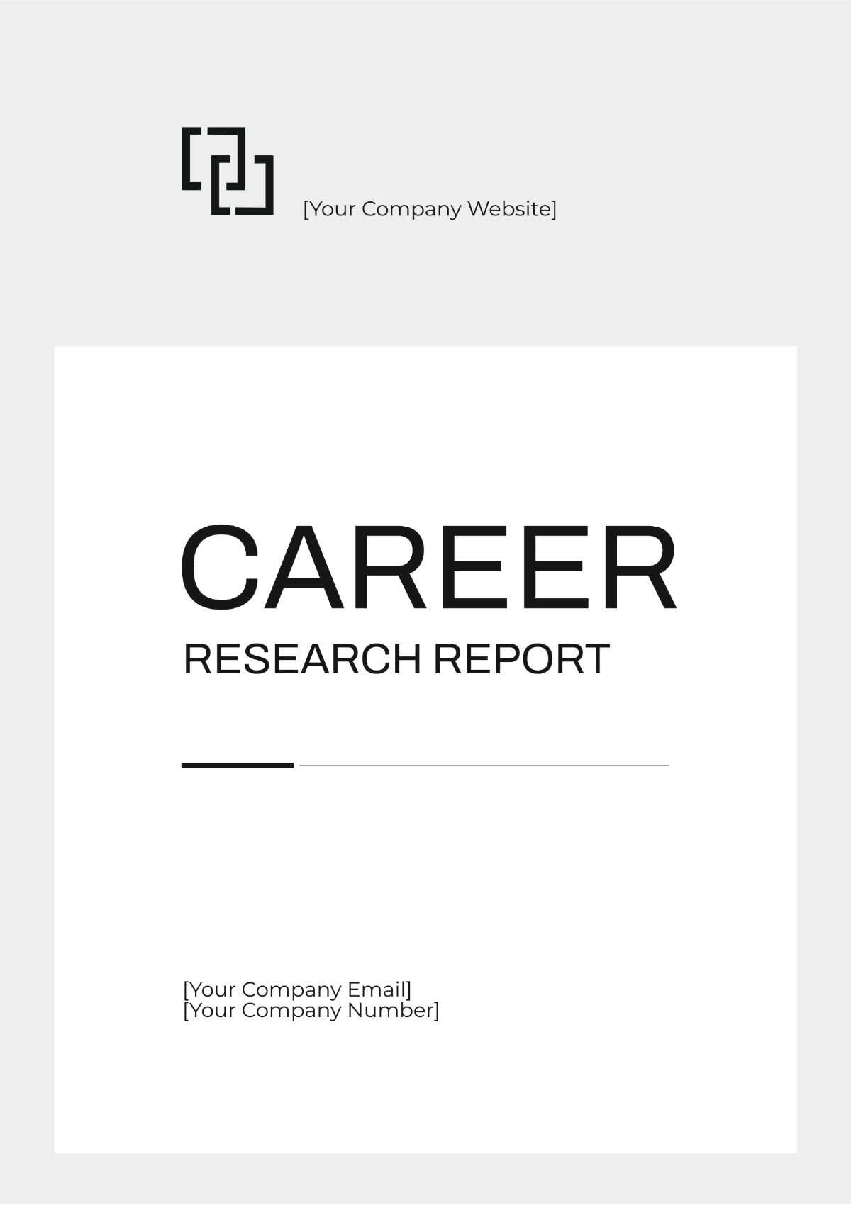 Career Research Report Template - Edit Online & Download