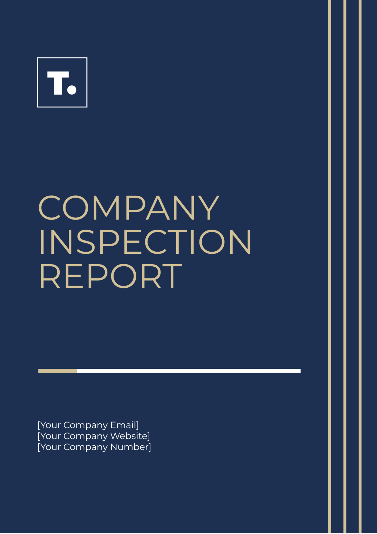 Company Inspection Report Template