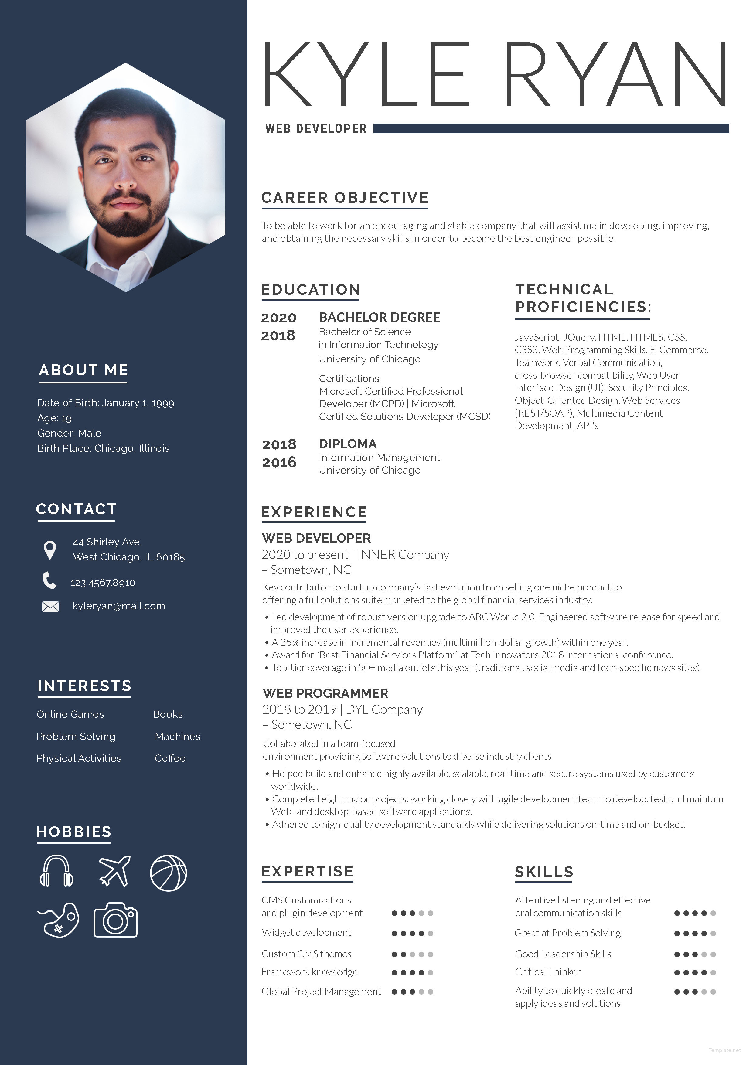 It Resume Template 40 Modern Resume Templates Free To Download Resume Genius Study Our