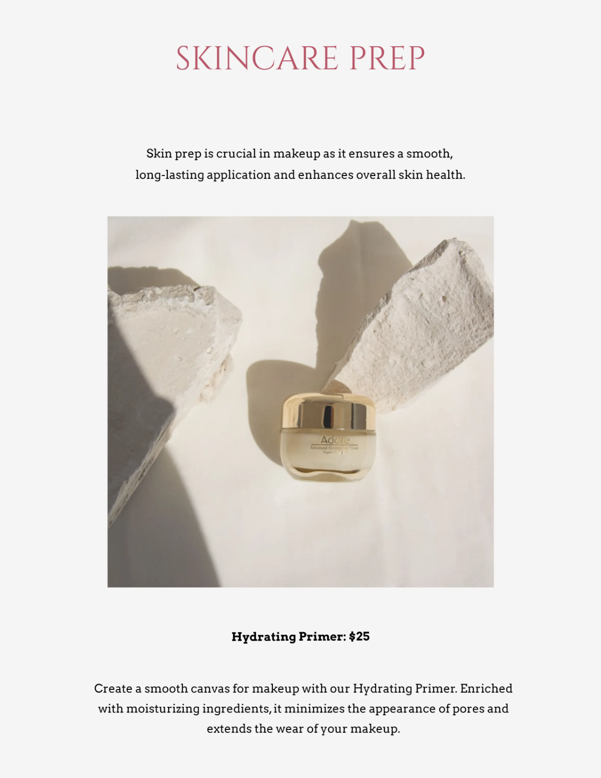 Free Make-up Product Catalog Template to Edit Online