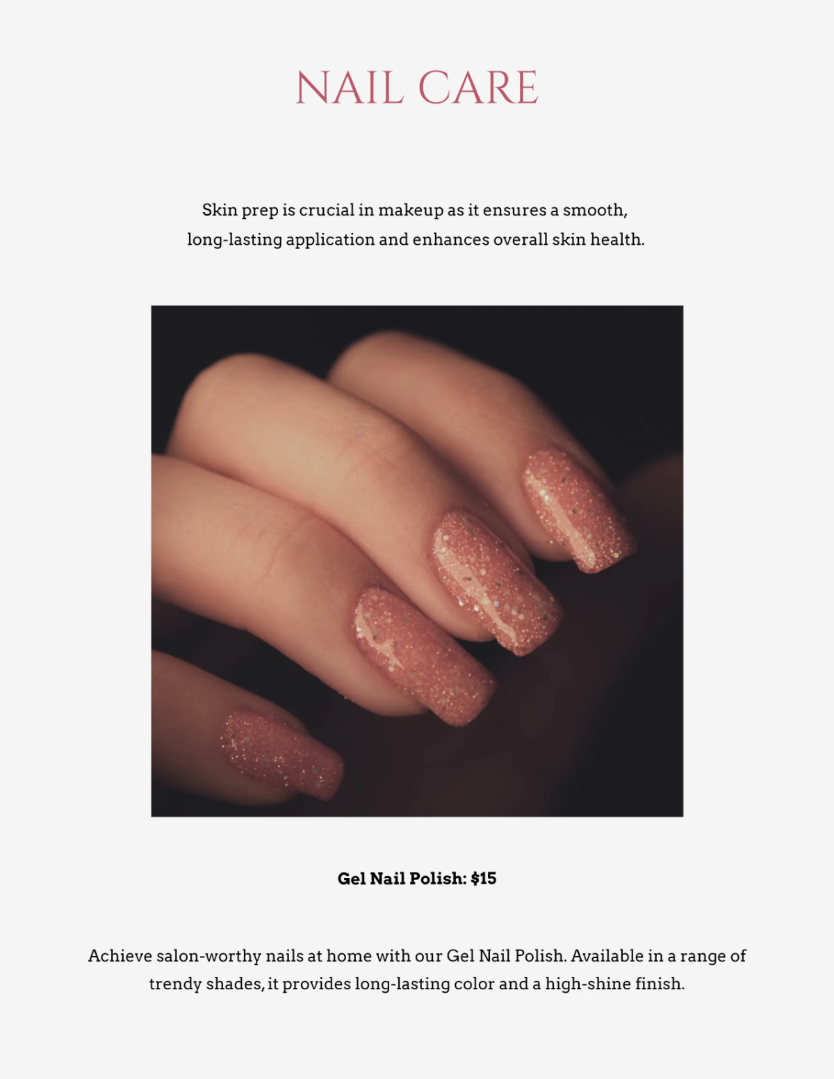 Free Make-up Product Catalog Template to Edit Online