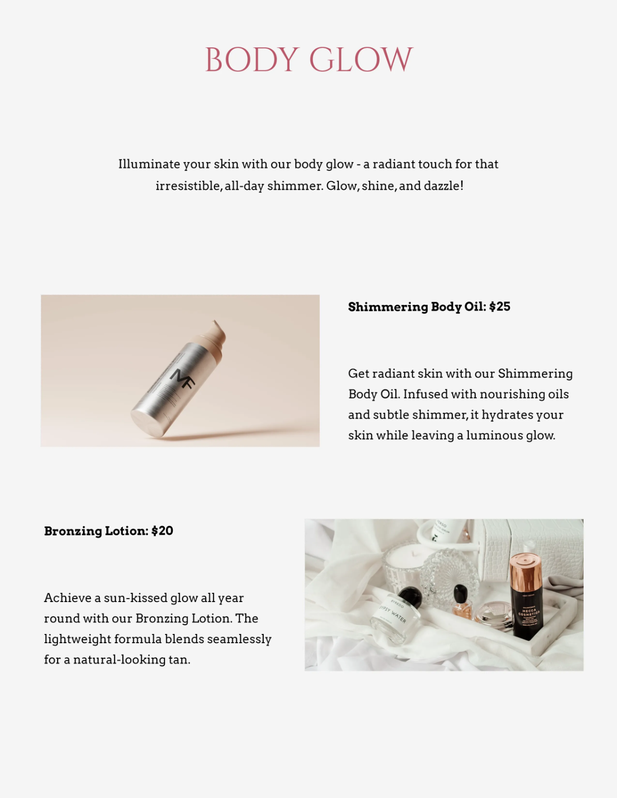 Free Make-up Product Catalog Template to Edit Online