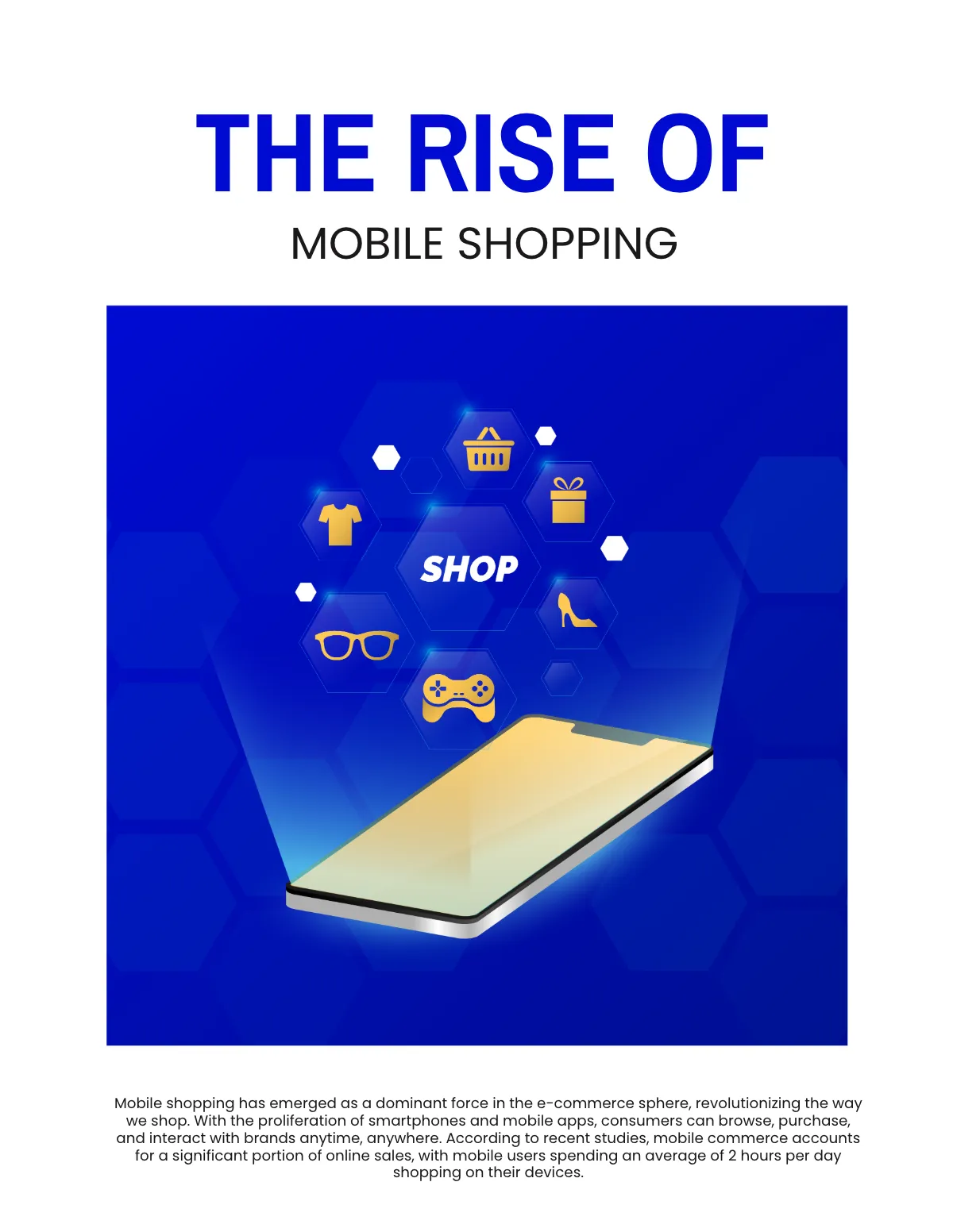 Free E-Commerce Magazine Template to Edit Online