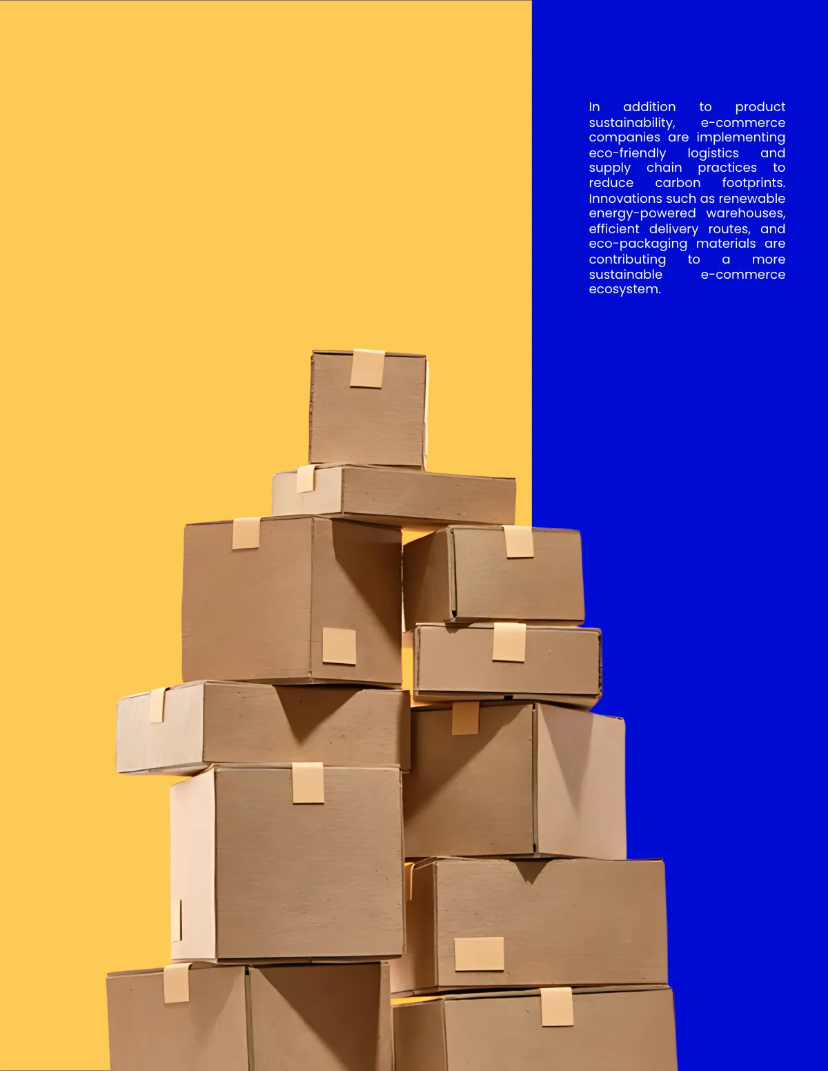 Free E-Commerce Magazine Template to Edit Online