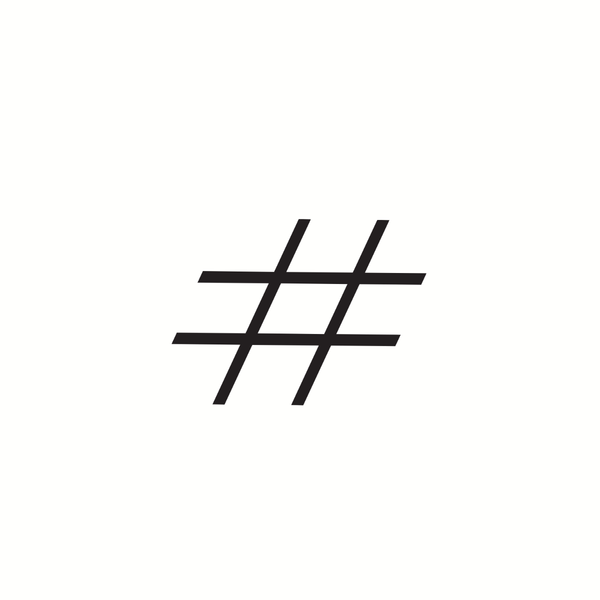 X Hashtag