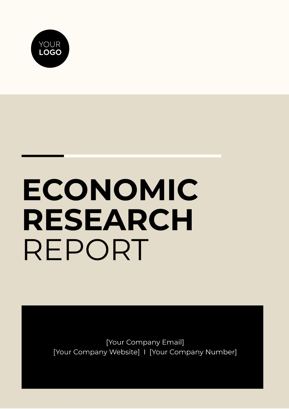 Economic Research Report Template - Edit Online & Download