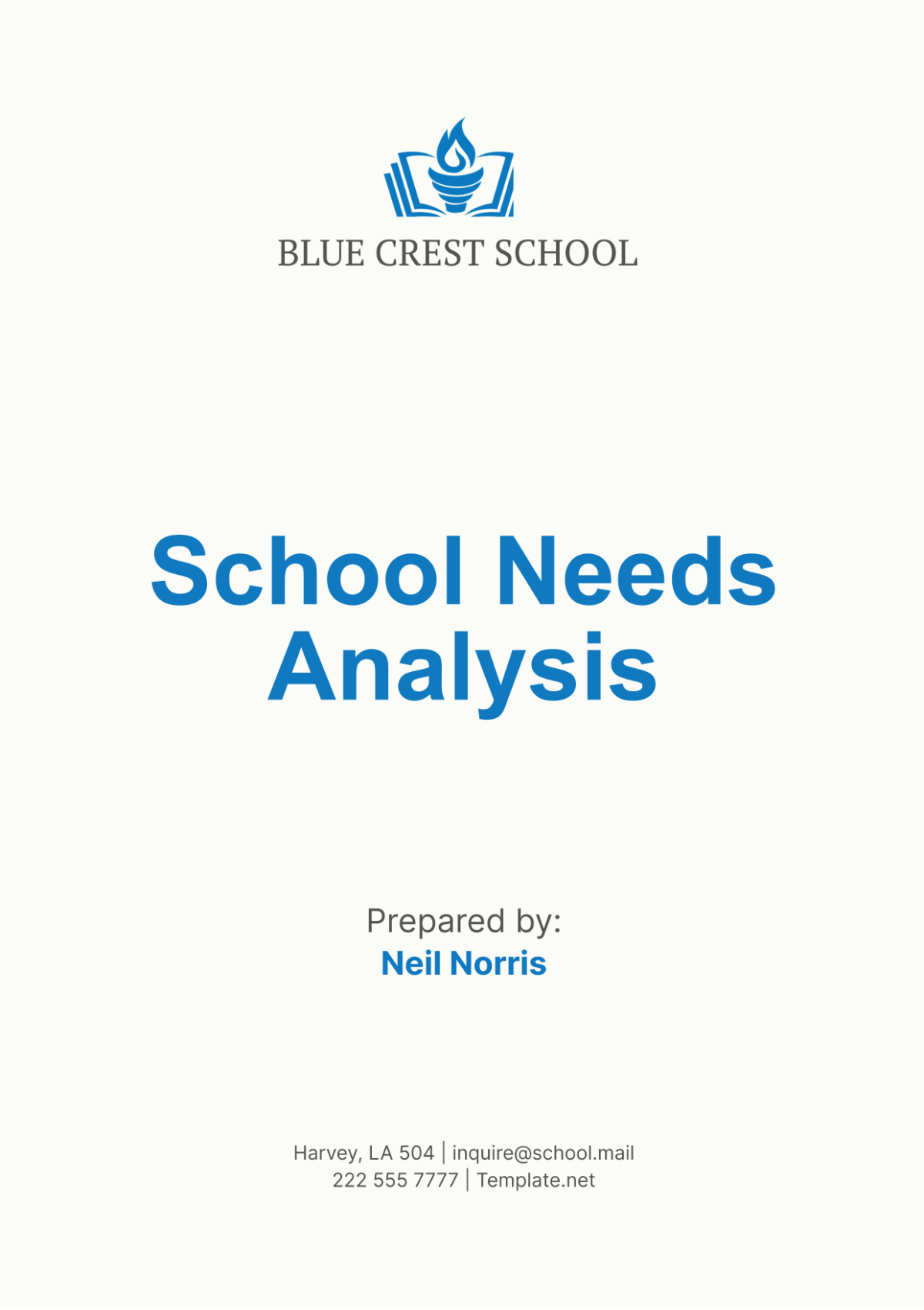 Free School Needs Analysis Template - Edit Online & Download | Template.net