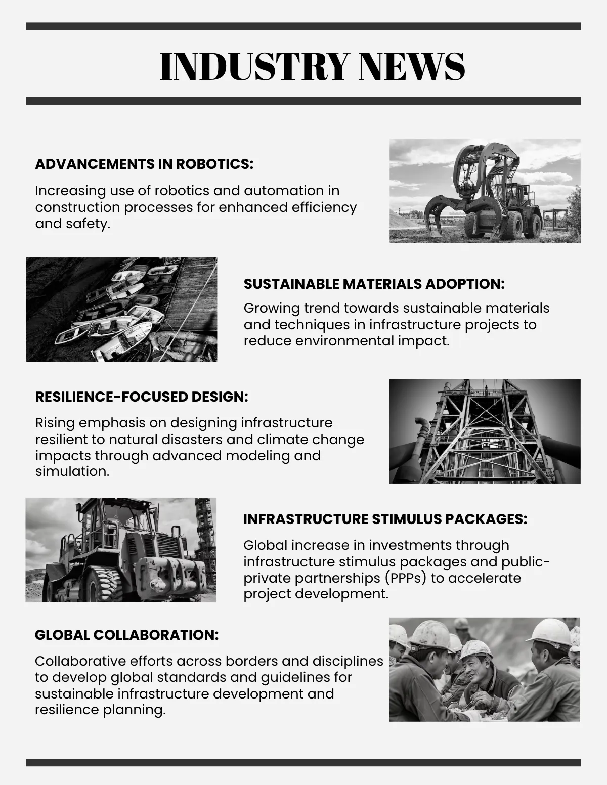 Free Civil Engineering Magazine Template to Edit Online