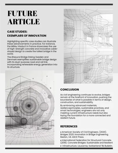 Free Civil Engineering Magazine to Edit Online