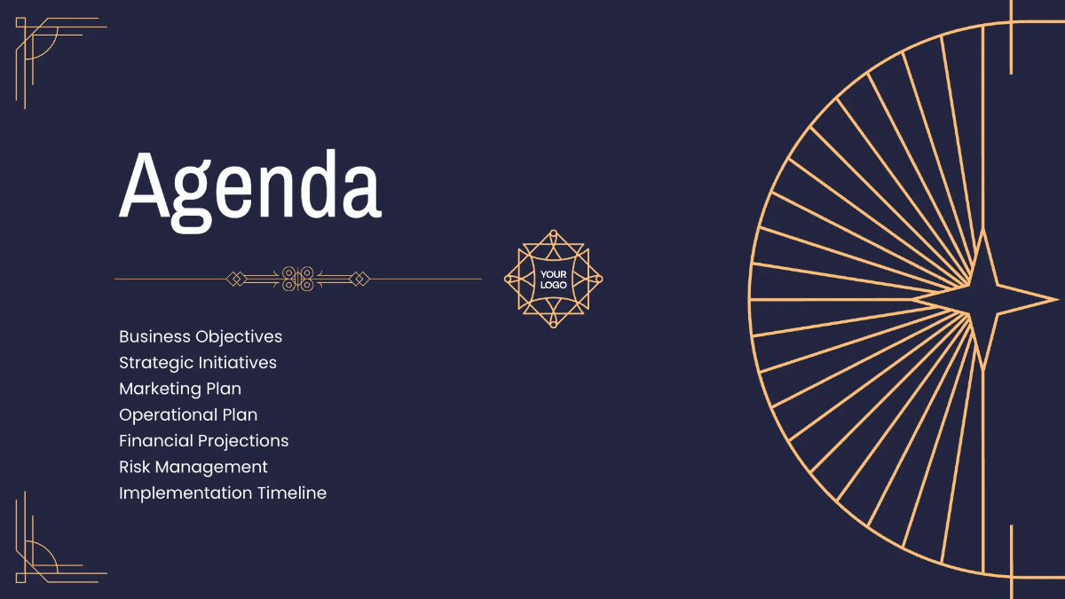 Free Art Deco Presentation Template to Edit Online