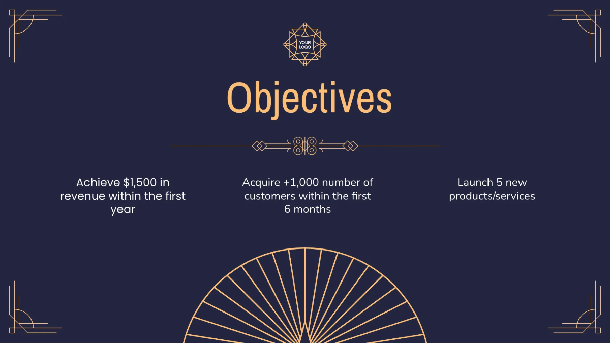 Free Art Deco Presentation Template to Edit Online