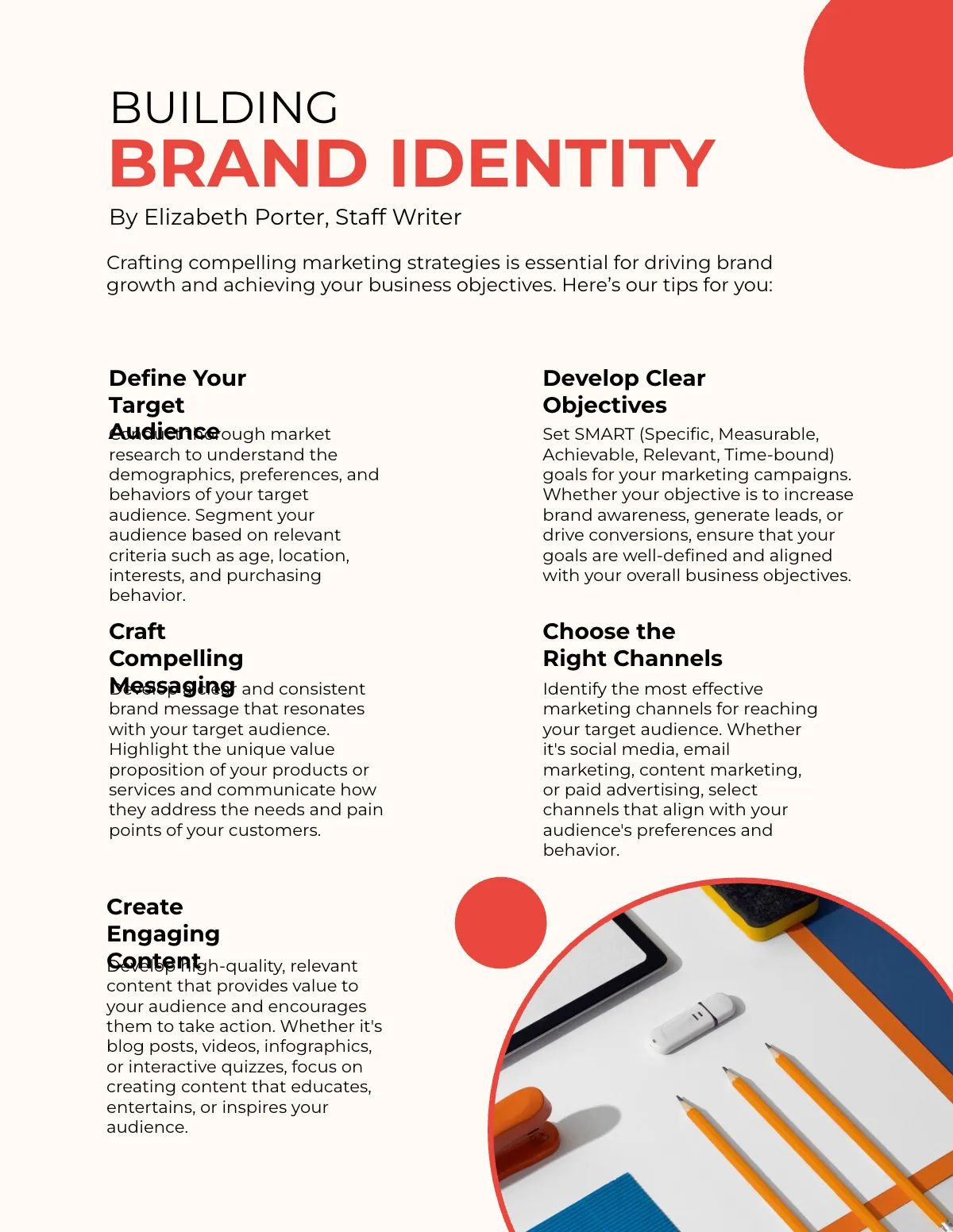 Free Marketing Consultancy Magazine Template to Edit Online