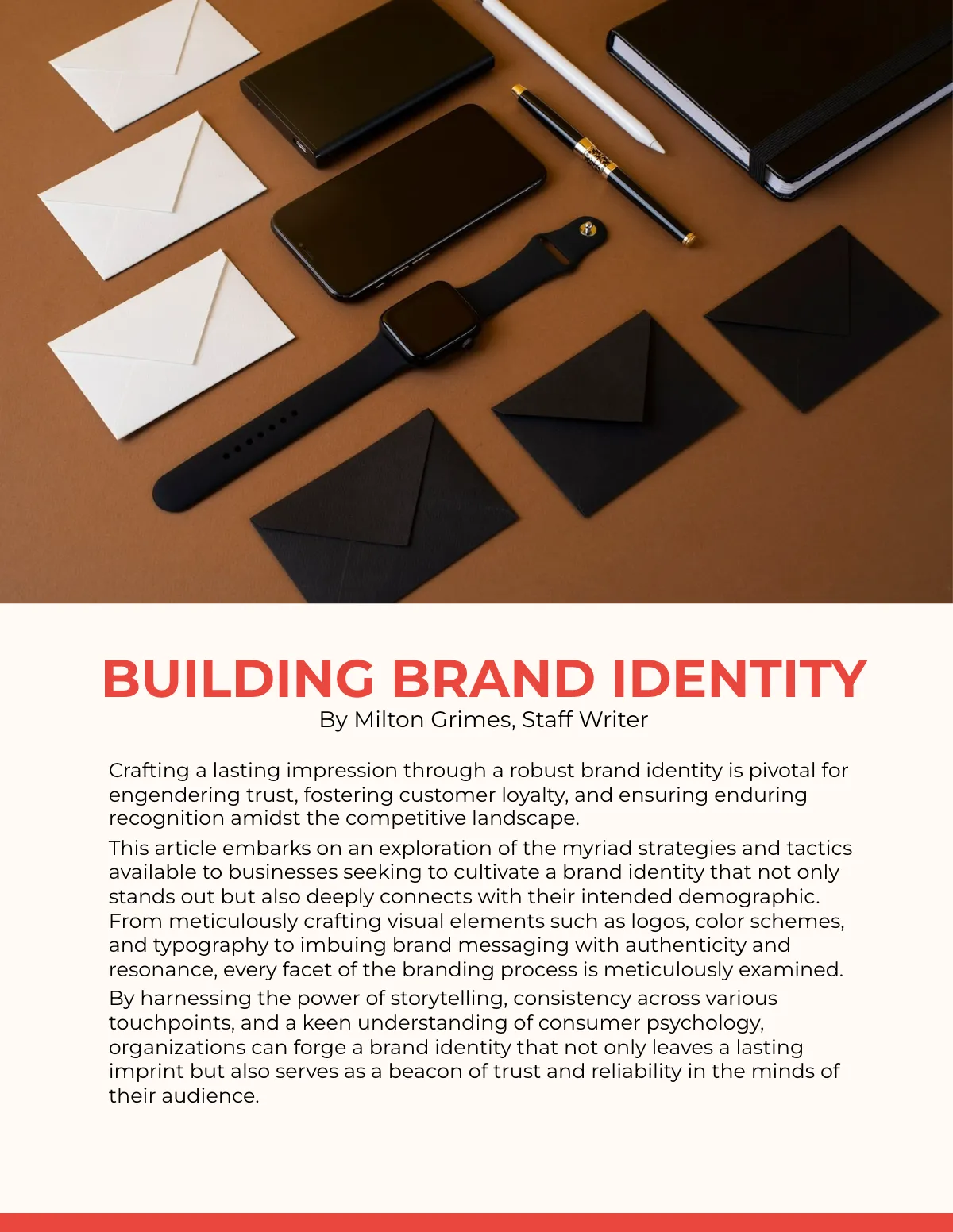 Free Marketing Consultancy Magazine Template to Edit Online