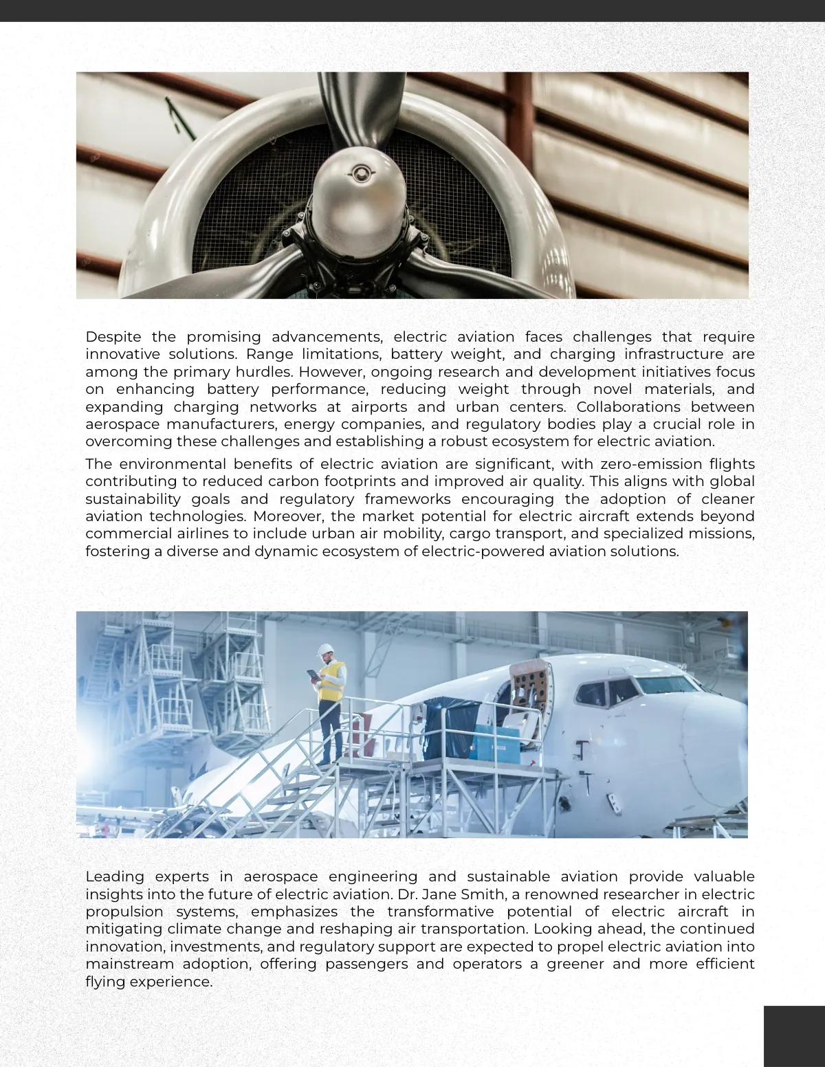 Free Aerospace Engineering Magazine Template to Edit Online