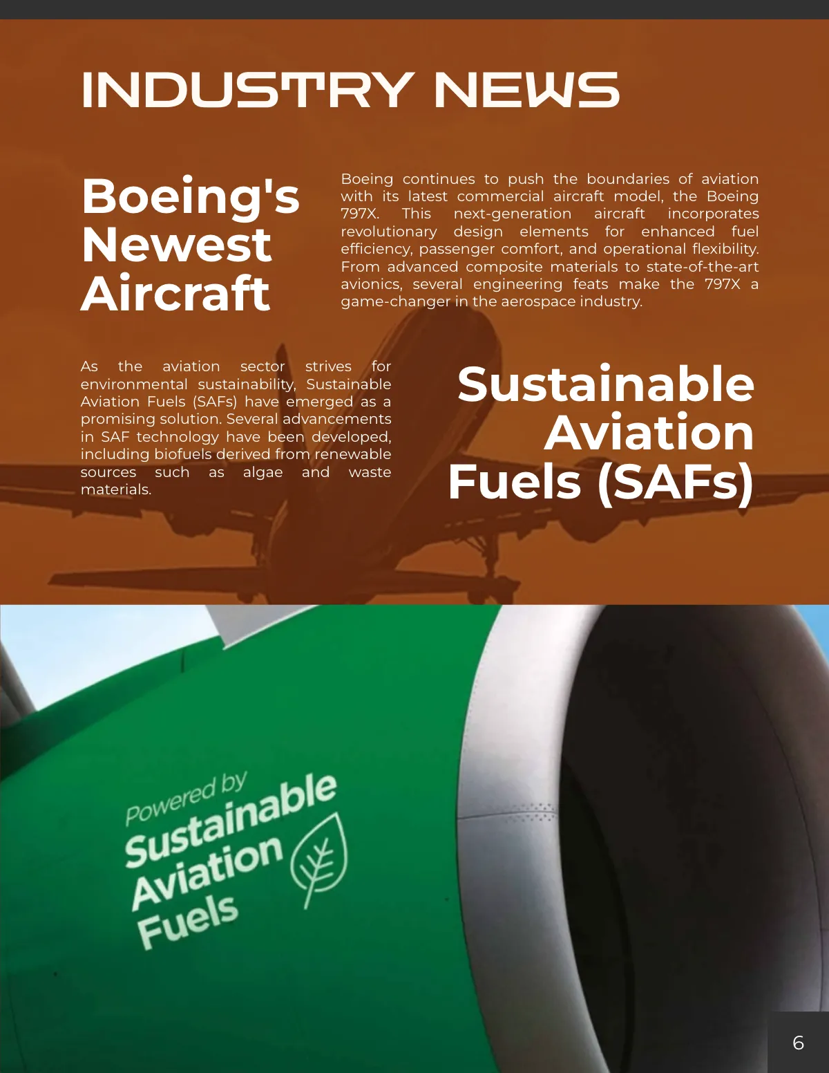 Free Aerospace Engineering Magazine Template to Edit Online