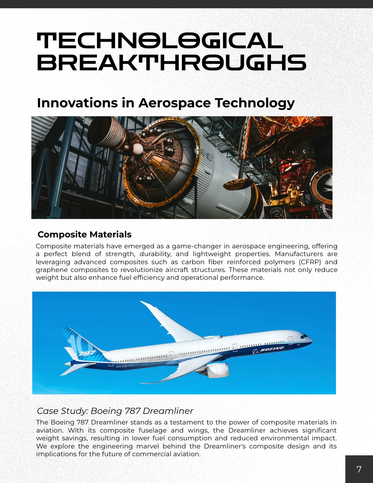 Free Aerospace Engineering Magazine Template to Edit Online