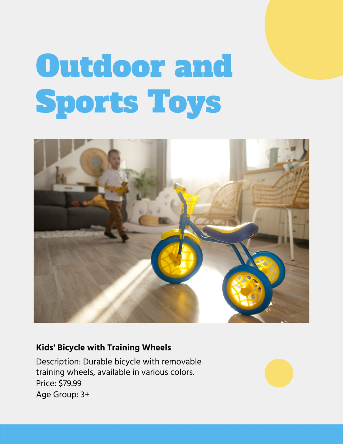 Free Toy Store Catalog Template to Edit Online