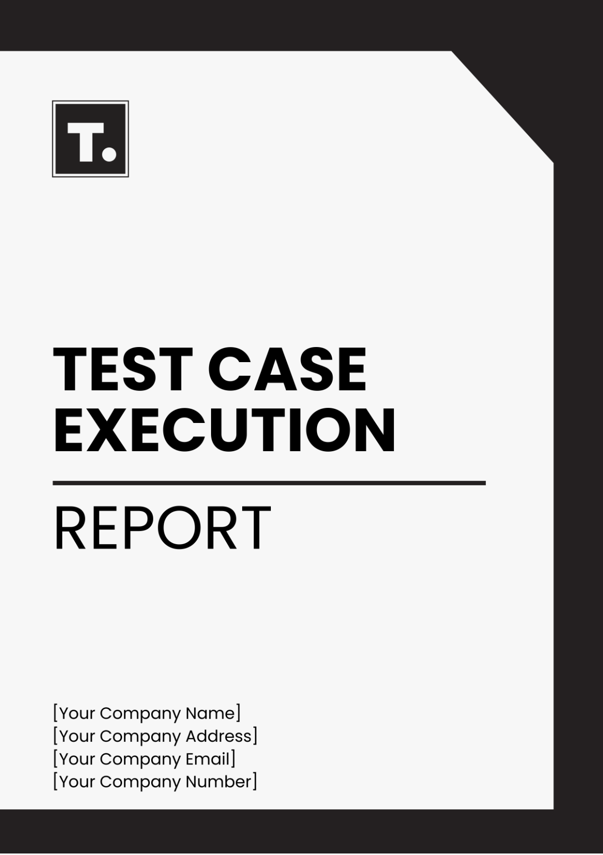 Test Case Execution Report Template - Edit Online & Download