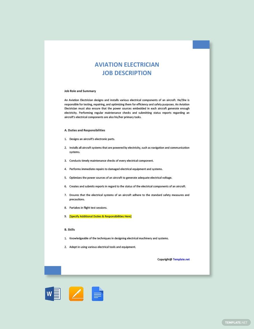 Aviation Templates in Word - Templates, Designs, Docs, Free Downloads ...