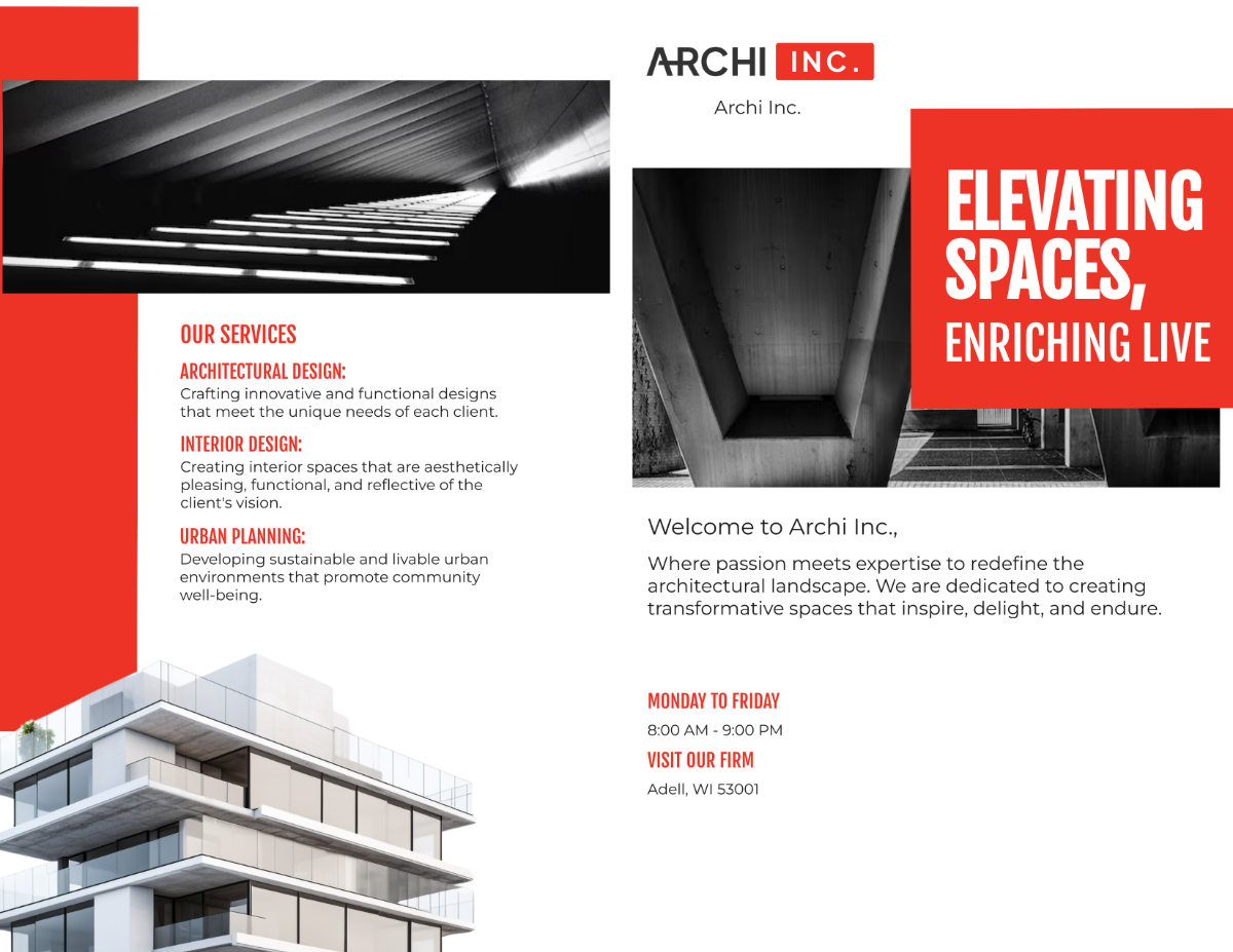 Architecture Bi-Fold Brochure