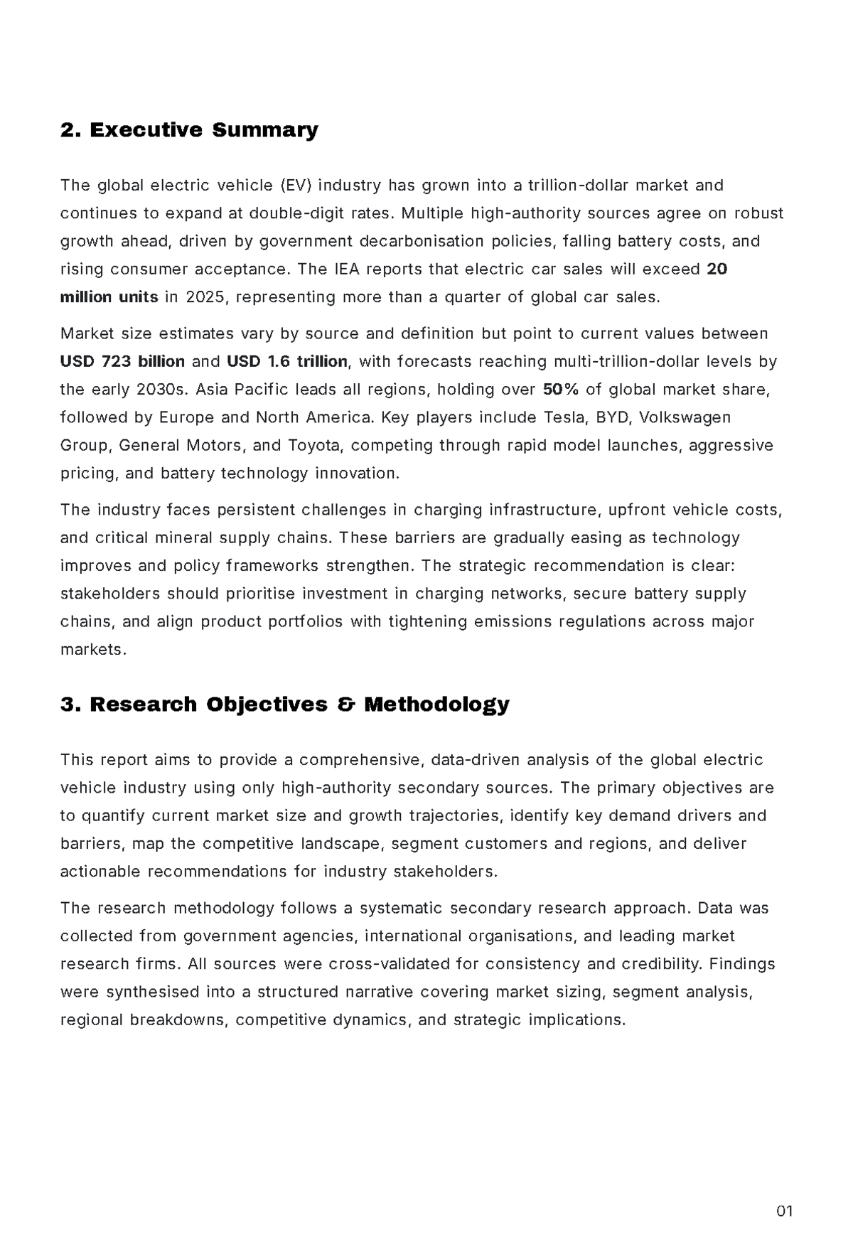 Free Market Research Report Template to Edit Online
