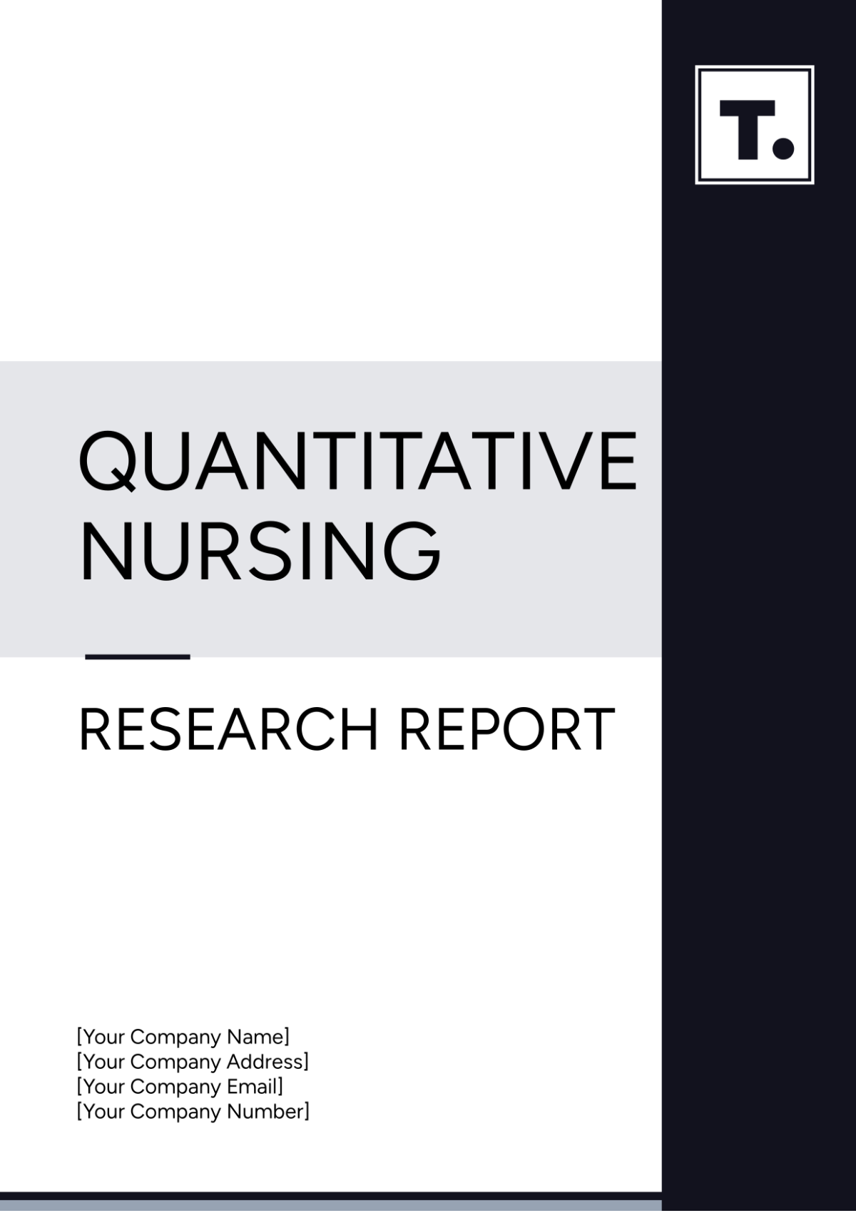 Quantitative Nursing Research Report Template - Edit Online & Download